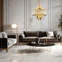 Żyrandol MARGOT GOLD 9xE14 Żyrandol MARGOT GOLD 9xE14
