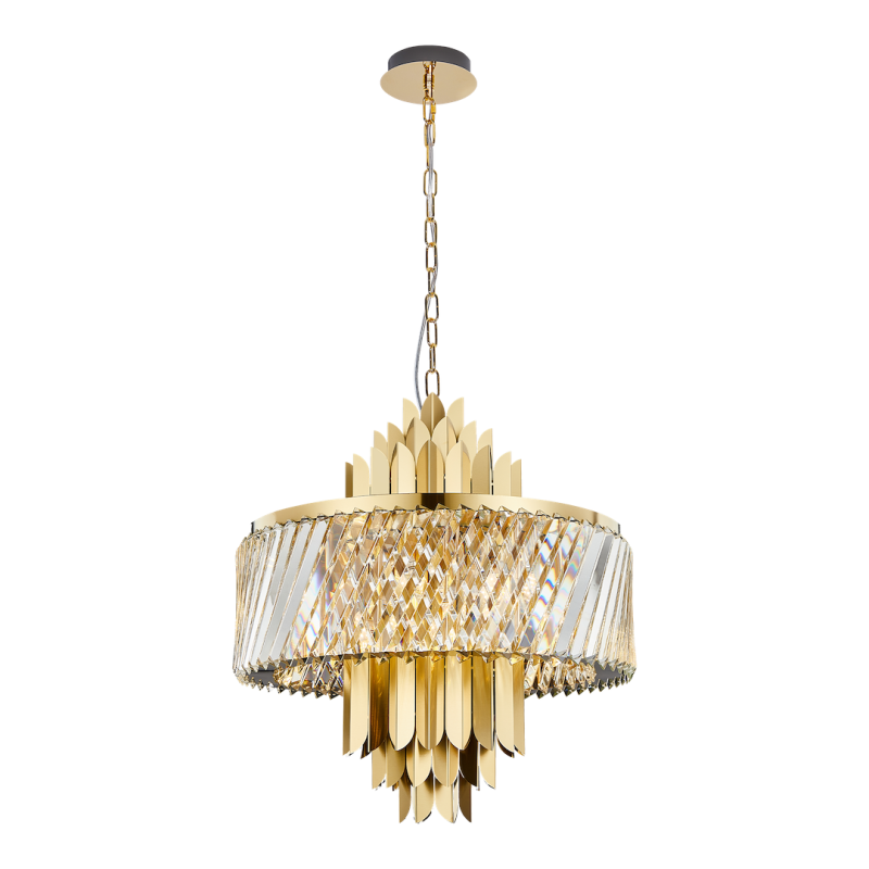 Żyrandol MARGOT GOLD 9xE14 Żyrandol MARGOT GOLD 9xE14