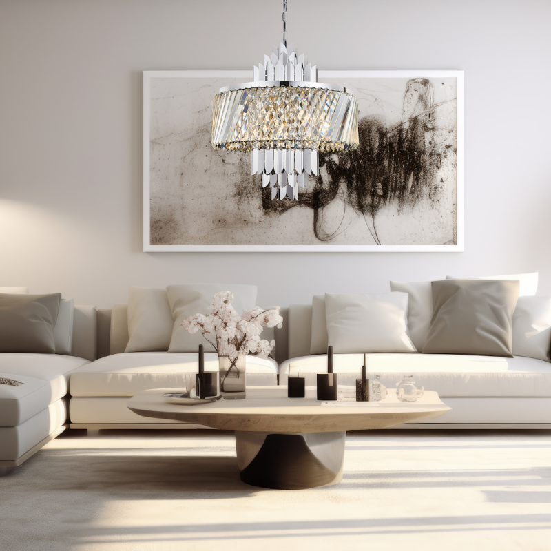 Żyrandol MARGOT CHROME 9xE14 Żyrandol MARGOT CHROME 9xE14