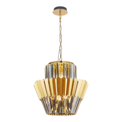 Żyrandol DONNA GOLD 9xE14 Żyrandol DONNA GOLD 9xE14