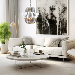 Żyrandol DONNA CHROME 9xE14 Żyrandol DONNA CHROME 9xE14