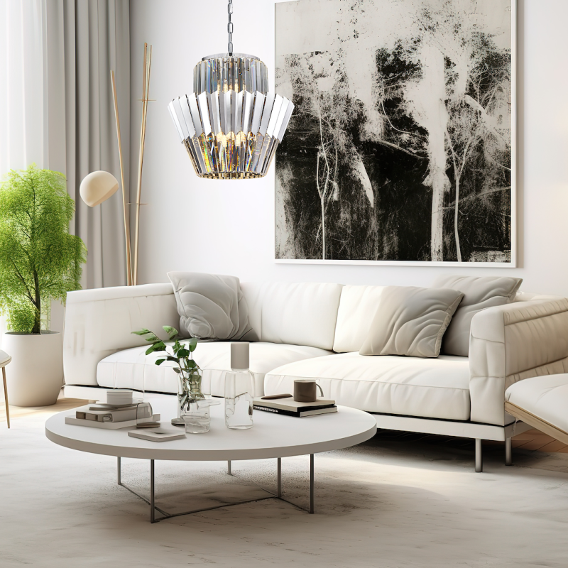 Żyrandol DONNA CHROME 9xE14 Żyrandol DONNA CHROME 9xE14