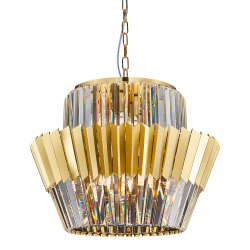 Żyrandol DONNA GOLD 12xE14 Żyrandol DONNA GOLD 12xE14