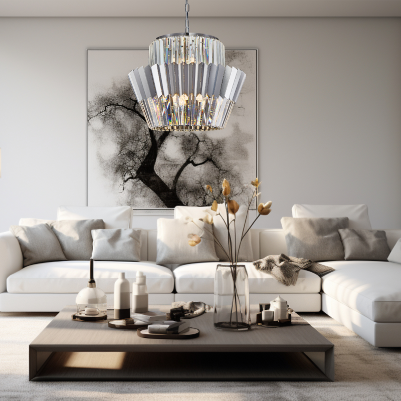 DONNA CHROME Chandelier 12xE14 DONNA CHROME Chandelier 12xE14