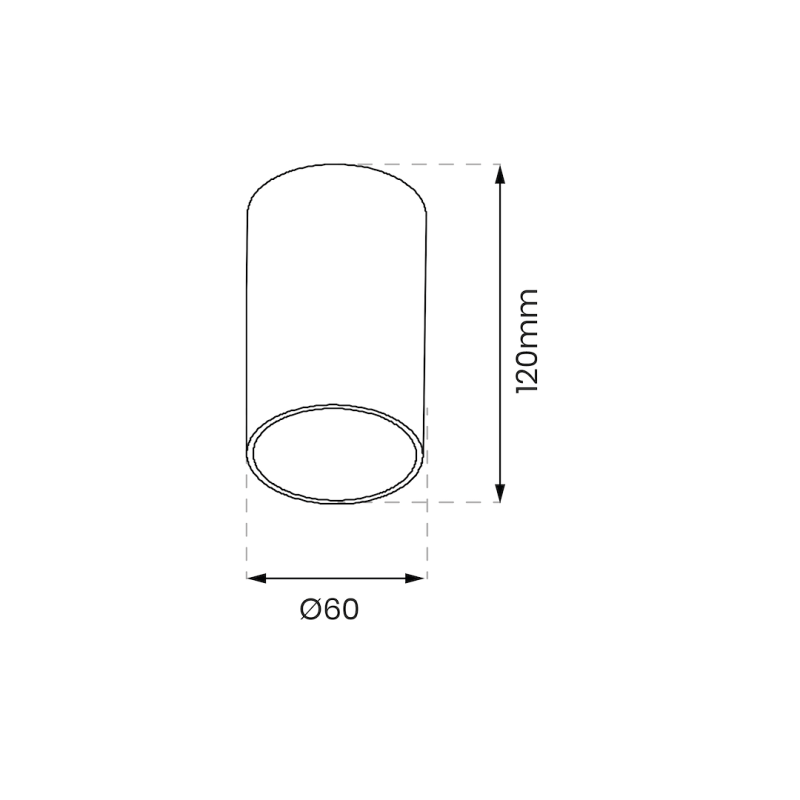 Oprawa Ricky Downlight Złoty 1xGU10 Oprawa Ricky Downlight Złoty 1xGU10