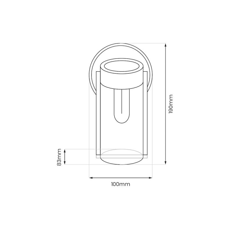 Vivi Solar Wall Light 3000K Vivi Solar Wall Light 3000K