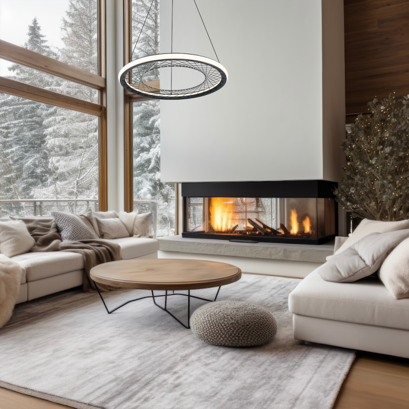 Підвісна лампа NEST 43W LED діаметром 61 см Підвісна лампа NEST 43W LED діаметром 61 см
