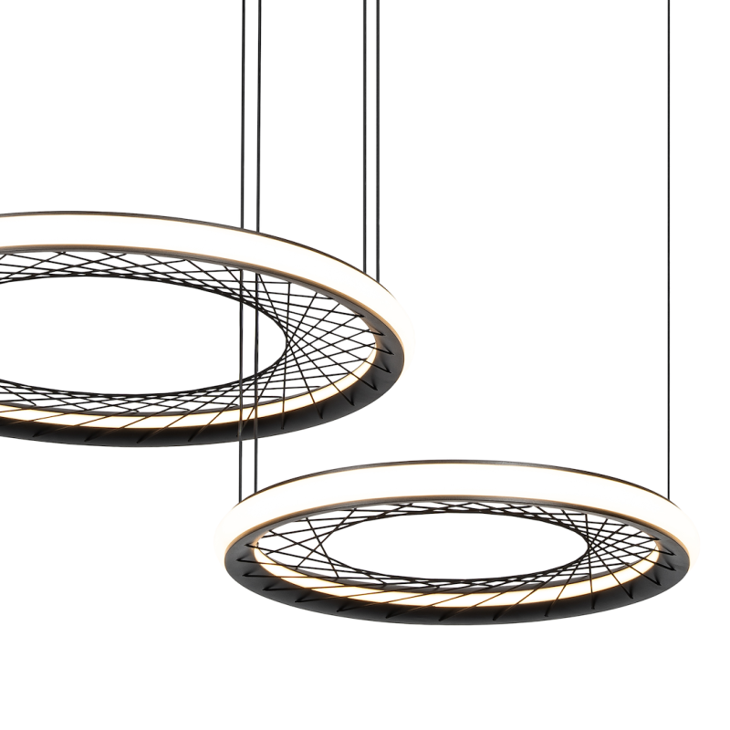 Lampa wisząca NEST 77W LED 61+41cm Lampa wisząca NEST 77W LED 61+41cm