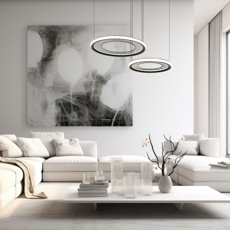 Hanging lamp NEST 77W LED 61+41cm Hanging lamp NEST 77W LED 61+41cm