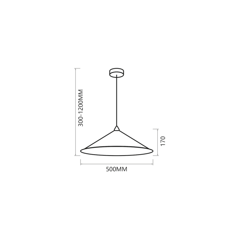 Lampa wisząca Fuji Ø50cm 1xE27 Lampa wisząca Fuji Ø50cm 1xE27