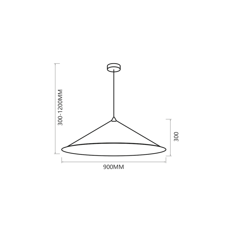 Lampa wisząca Fuji Ø90cm 1xE27 Lampa wisząca Fuji Ø90cm 1xE27