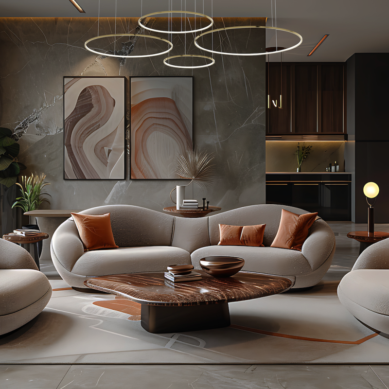Saturno Gold 120W LED Pendant Lamp Saturno Gold 120W LED Pendant Lamp