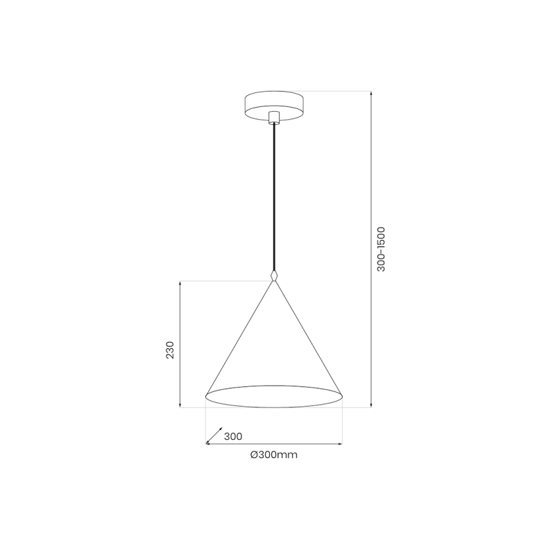 Lampa wisząca Bosco 1xE27 Lampa wisząca Bosco 1xE27