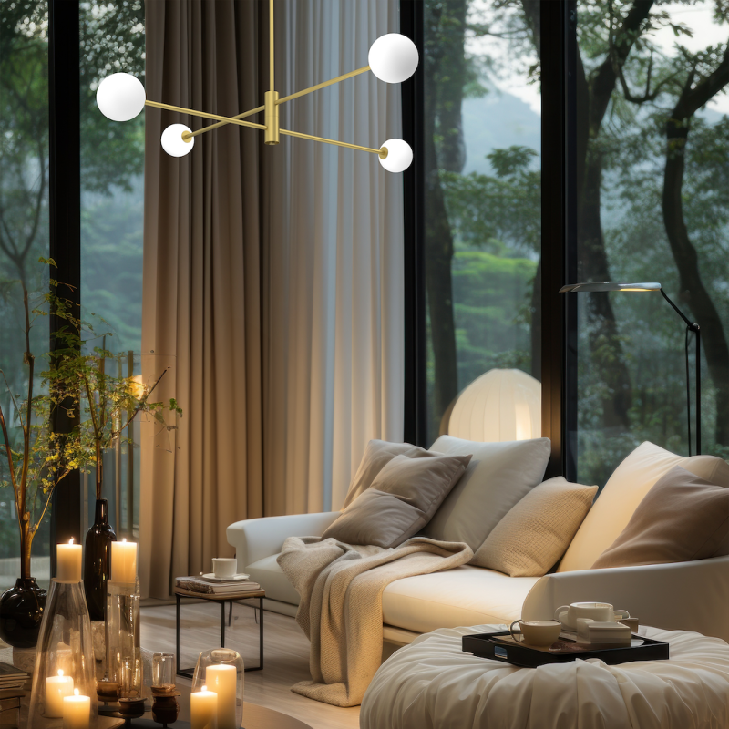 Lampa sufitowa DORI GOLD 4xG9 Lampa sufitowa DORI GOLD 4xG9