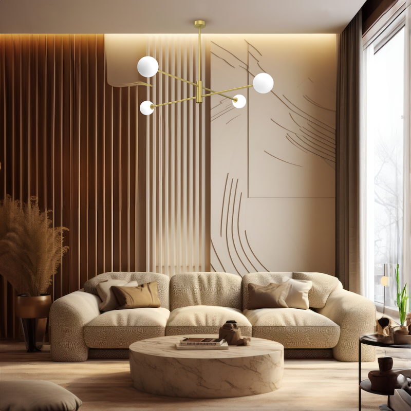 Lampa sufitowa DORI GOLD 4xG9 Lampa sufitowa DORI GOLD 4xG9