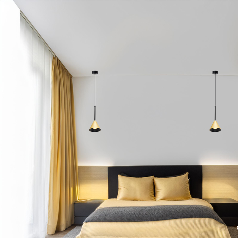 Lampa Wisząca Cone Złoty 1xGU10 Lampa Wisząca Cone Złoty 1xGU10