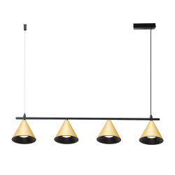 Pendant Lamp Cone Gold 4xGU10 Pendant Lamp Cone Gold 4xGU10