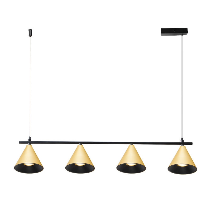 Lampa Wisząca Cone Złoty 4xGU10 Lampa Wisząca Cone Złoty 4xGU10