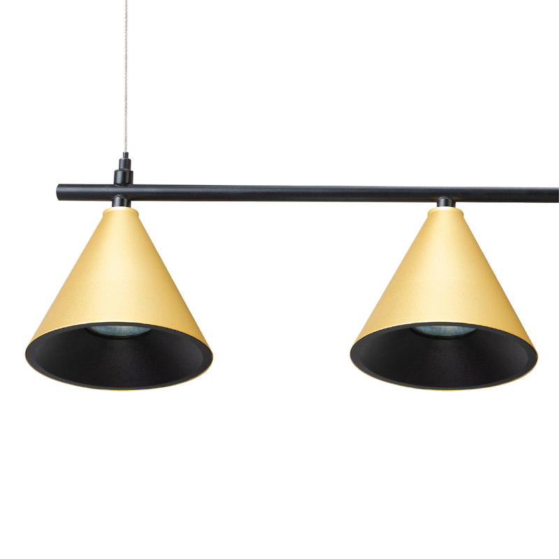 Lampa Wisząca Cone Złoty 4xGU10 Lampa Wisząca Cone Złoty 4xGU10