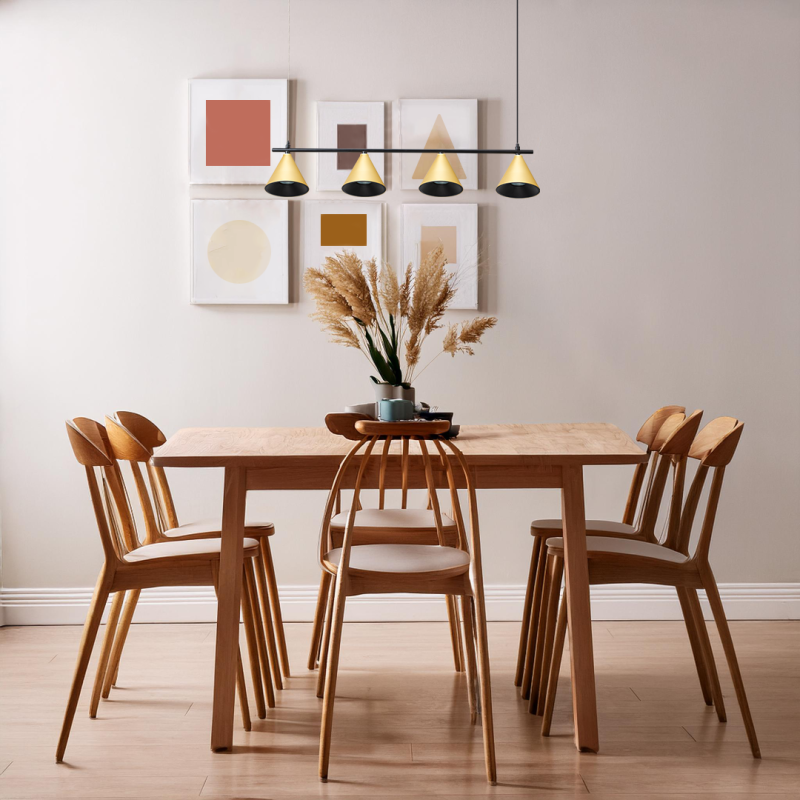 Lampa Wisząca Cone Złoty 4xGU10 Lampa Wisząca Cone Złoty 4xGU10