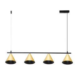 Lampa Wisząca Cone Złoty 4xGU10 Lampa Wisząca Cone Złoty 4xGU10