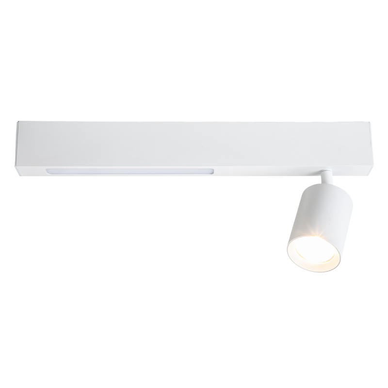 Lampa Sufitowa Magnet 9W+1xGU10 3000/4000K Biały Lampa Sufitowa Magnet 9W+1xGU10 3000/4000K Biały