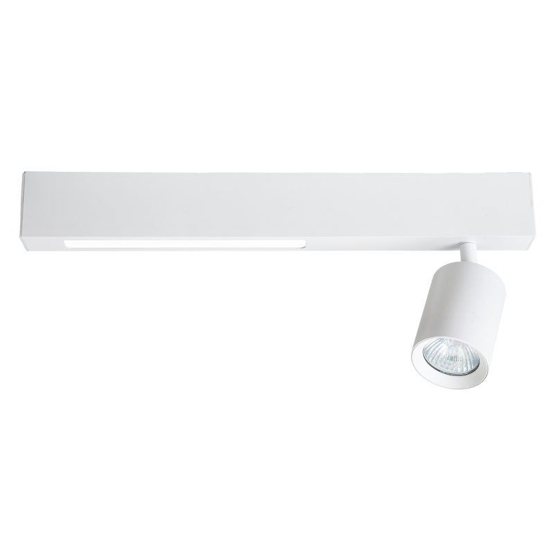 Lampa Sufitowa Magnet 9W+1xGU10 3000/4000K Biały Lampa Sufitowa Magnet 9W+1xGU10 3000/4000K Biały