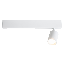 Lampa Sufitowa Magnet 9W+1xGU10 3000/4000K Biały Lampa Sufitowa Magnet 9W+1xGU10 3000/4000K Biały