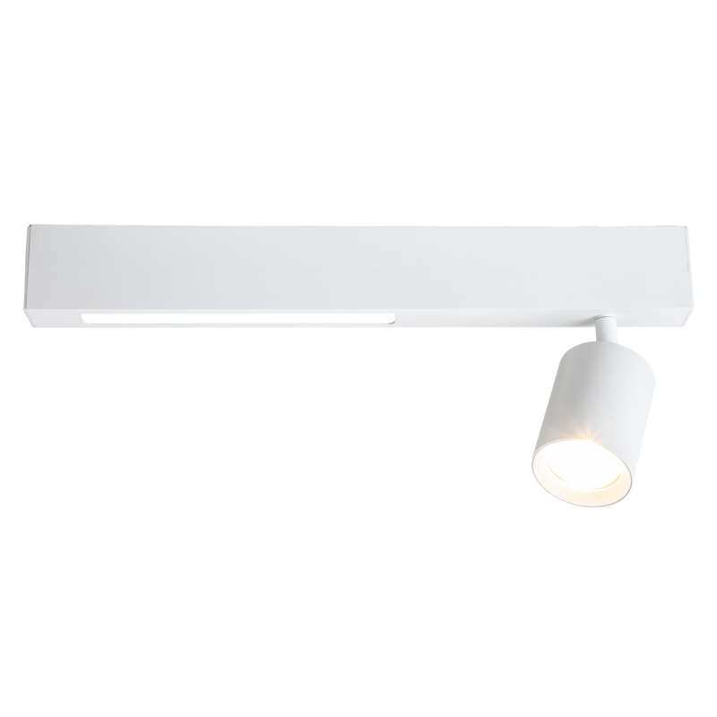 Lampa Sufitowa Magnet 9W+1xGU10 3000/4000K Biały Lampa Sufitowa Magnet 9W+1xGU10 3000/4000K Biały