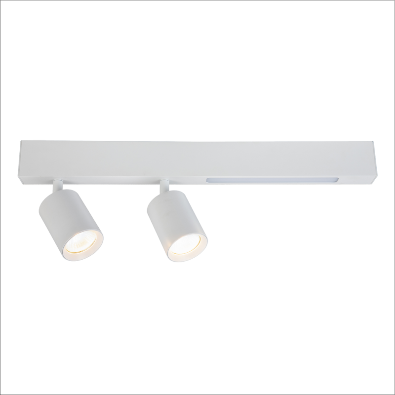 Lampa Sufitowa Magnet 9W+2xGU10 3000/4000K Biały Lampa Sufitowa Magnet 9W+2xGU10 3000/4000K Biały