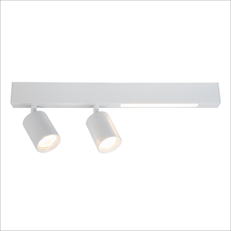 Lampa Sufitowa Magnet 9W+2xGU10 3000/4000K Biały Lampa Sufitowa Magnet 9W+2xGU10 3000/4000K Biały