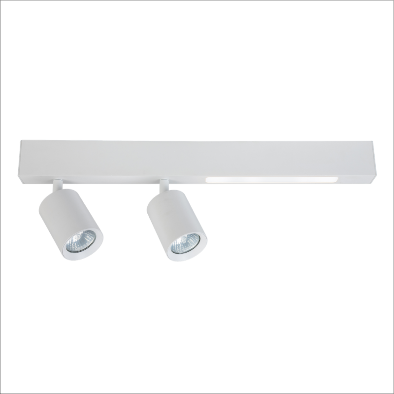 Lampa Sufitowa Magnet 9W+2xGU10 3000/4000K Biały Lampa Sufitowa Magnet 9W+2xGU10 3000/4000K Biały