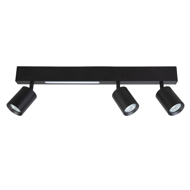 Lampa Sufitowa Magnet 9W+3xGU10 3000/4000K Czarny Lampa Sufitowa Magnet 9W+3xGU10 3000/4000K Czarny