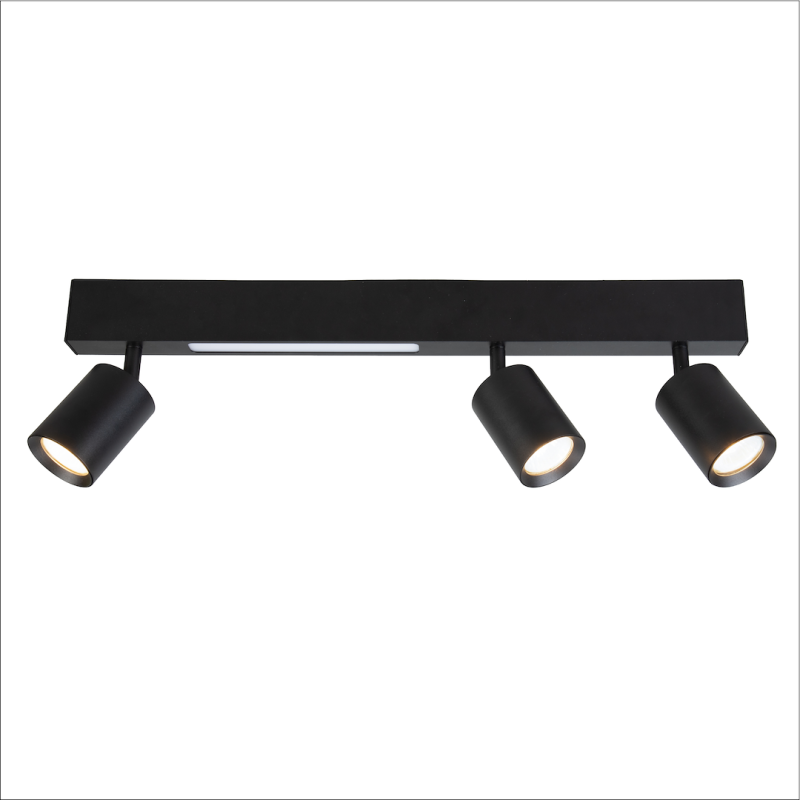 Lampa Sufitowa Magnet 9W+3xGU10 3000/4000K Czarny Lampa Sufitowa Magnet 9W+3xGU10 3000/4000K Czarny