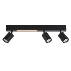 Lampa Sufitowa Magnet 9W+3xGU10 3000/4000K Czarny Lampa Sufitowa Magnet 9W+3xGU10 3000/4000K Czarny
