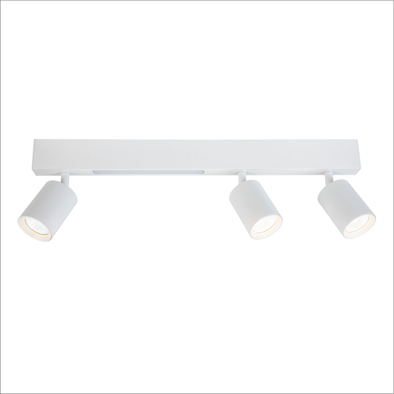 Lampa Sufitowa Magnet 9W+3xGU10 3000/4000K Biały Lampa Sufitowa Magnet 9W+3xGU10 3000/4000K Biały