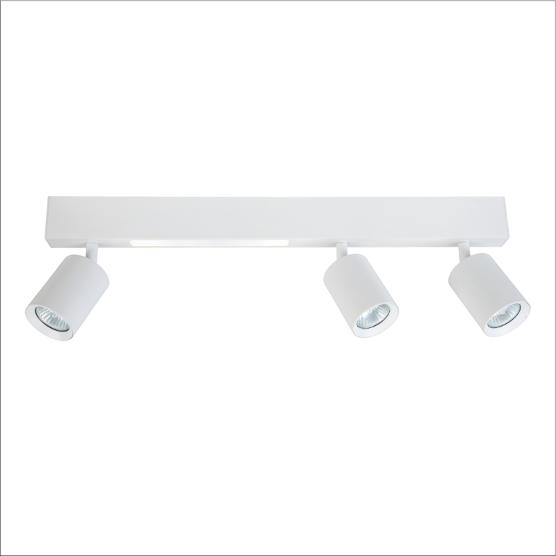 Lampa Sufitowa Magnet 9W+3xGU10 3000/4000K Biały Lampa Sufitowa Magnet 9W+3xGU10 3000/4000K Biały