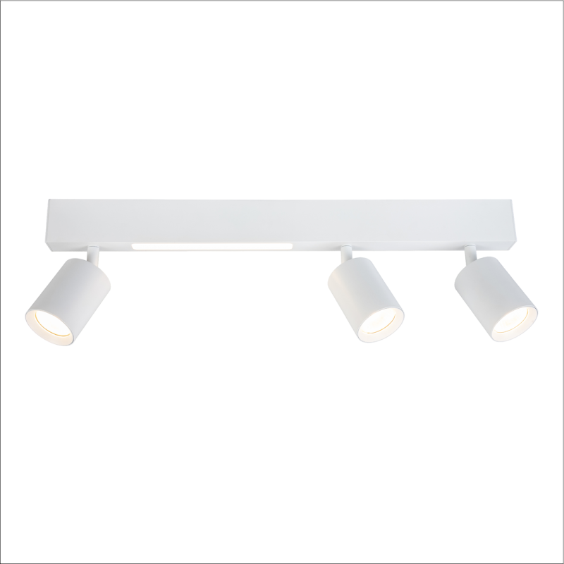 Lampa Sufitowa Magnet 9W+3xGU10 3000/4000K Biały Lampa Sufitowa Magnet 9W+3xGU10 3000/4000K Biały