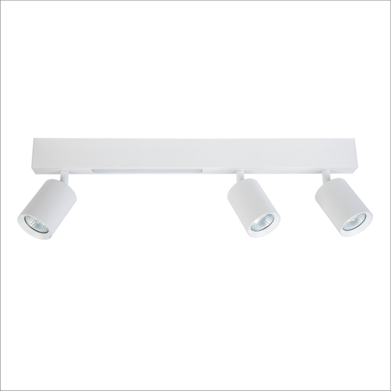Lampa Sufitowa Magnet 9W+3xGU10 3000/4000K Biały Lampa Sufitowa Magnet 9W+3xGU10 3000/4000K Biały
