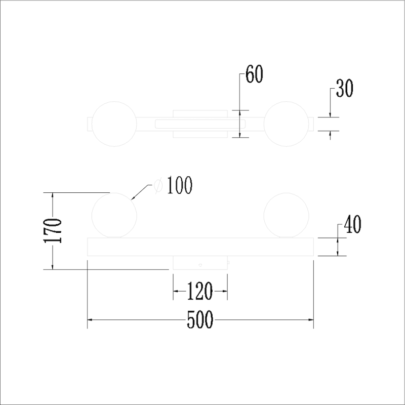 Lampa Sufitowa Magnet 13W+2xG9 3000/4000K Biały Lampa Sufitowa Magnet 13W+2xG9 3000/4000K Biały