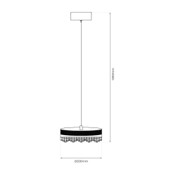 Lampa wisząca PRECIOSA 25W LED Lampa wisząca PRECIOSA 25W LED