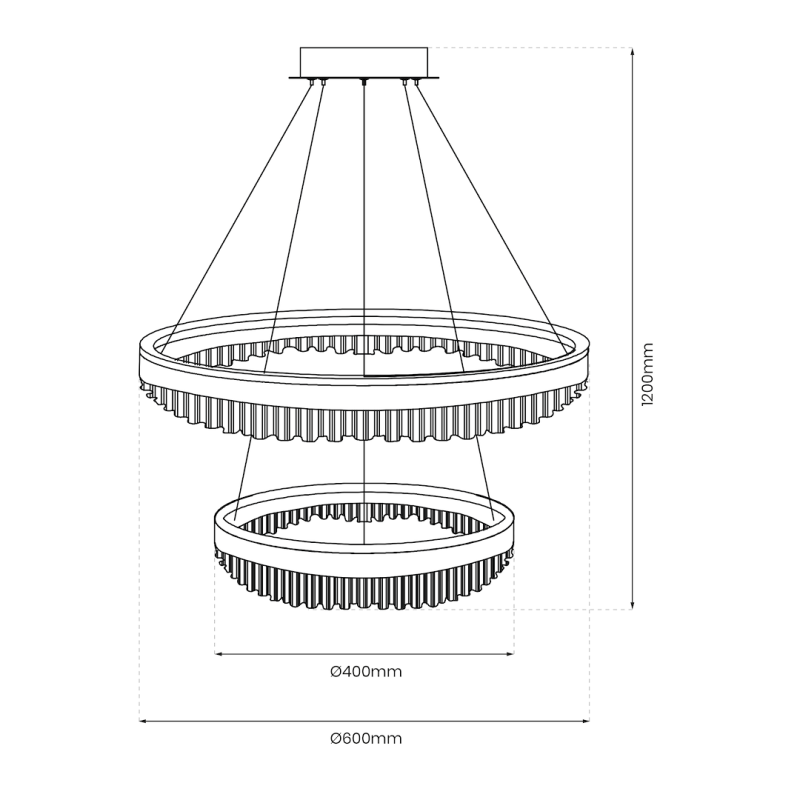 Lampa wisząca PRECIOSA 85W LED Lampa wisząca PRECIOSA 85W LED