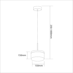Lampa wisząca ELEGANCE 9W LED Lampa wisząca ELEGANCE 9W LED