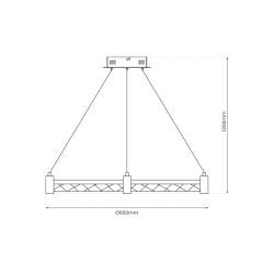 Lampa wisząca ELEGANCE 36W LED Lampa wisząca ELEGANCE 36W LED