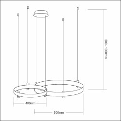 Lampa wisząca ELEGANCE 72W LED Lampa wisząca ELEGANCE 72W LED