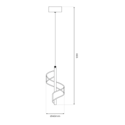 Lampa wisząca LARGO 10W LED Lampa wisząca LARGO 10W LED