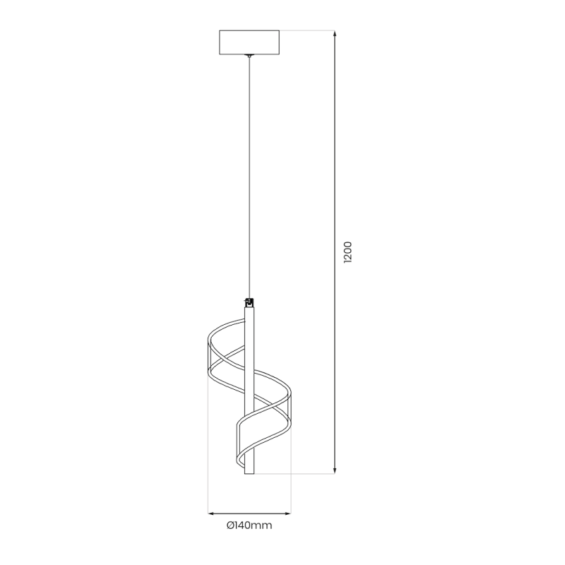 Lampa wisząca LARGO 10W LED Lampa wisząca LARGO 10W LED