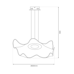 Lampa wisząca LARGO 16W LED Lampa wisząca LARGO 16W LED