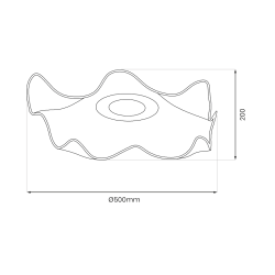 LARGO 16W LED ceiling lamp LARGO 16W LED ceiling lamp