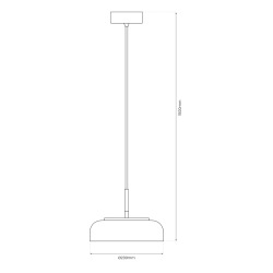Lampa wisząca VETRO CLEAR 6W Lampa wisząca VETRO CLEAR 6W